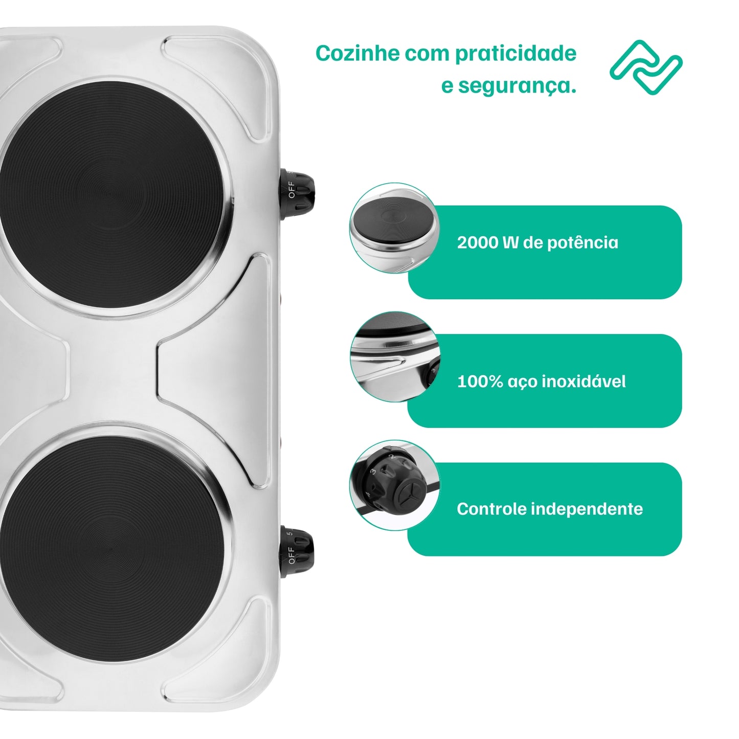 Fogão Elétrico Portátil Good&Go
