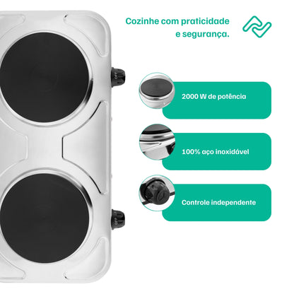Fogão Elétrico Portátil Good&Go