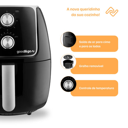 Fritadeira Elétrica Air Fryer Good&Go