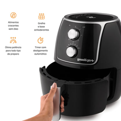 Fritadeira Elétrica Air Fryer Good&Go
